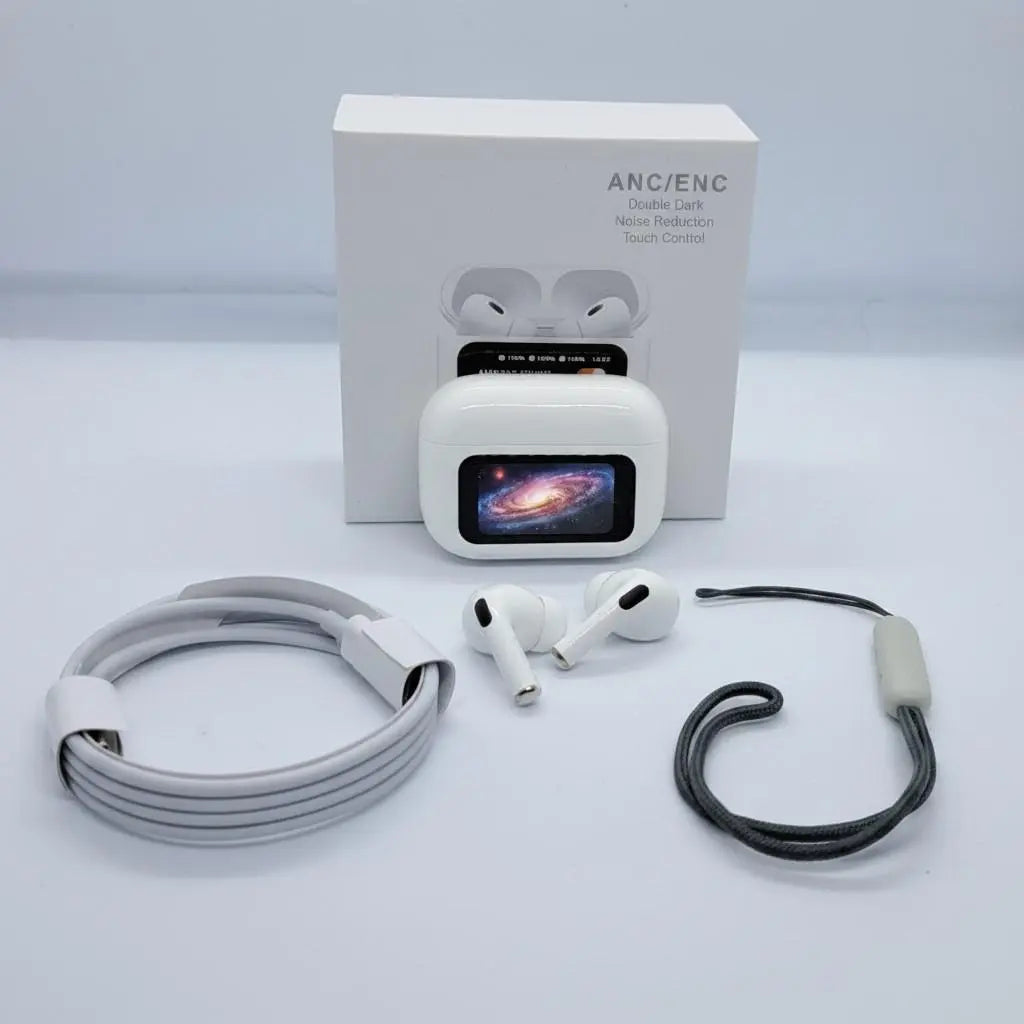 AIRPODS A9 PRO with DISPLAY SCREEN Meta E-Store