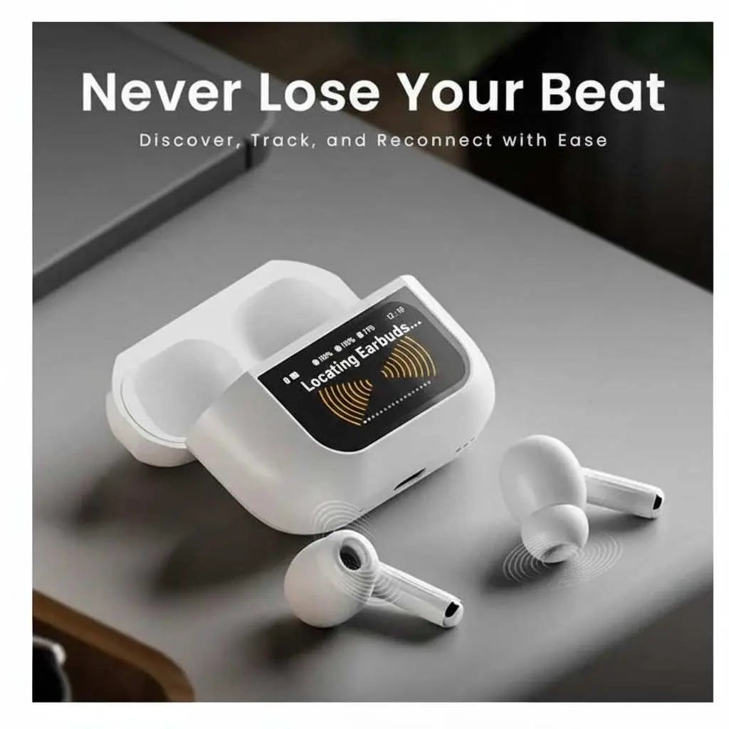 AIRPODS A9 PRO with DISPLAY SCREEN Meta E-Store